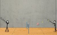 Stick Figure Badminton